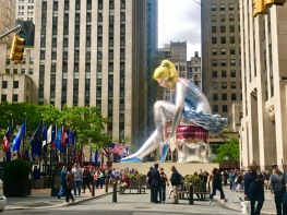 Jeff Koons sighting in Manhattan